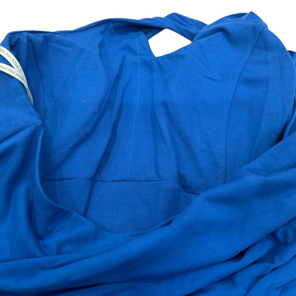 Lilly Pulitzer Cobalt Blue One Shoulder Maxi Dress - Picture 4 of 7